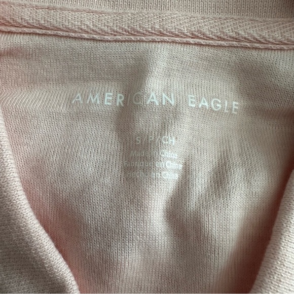 American Eagle Outfitters Pink Polo Shirt - Picture 2 of 3